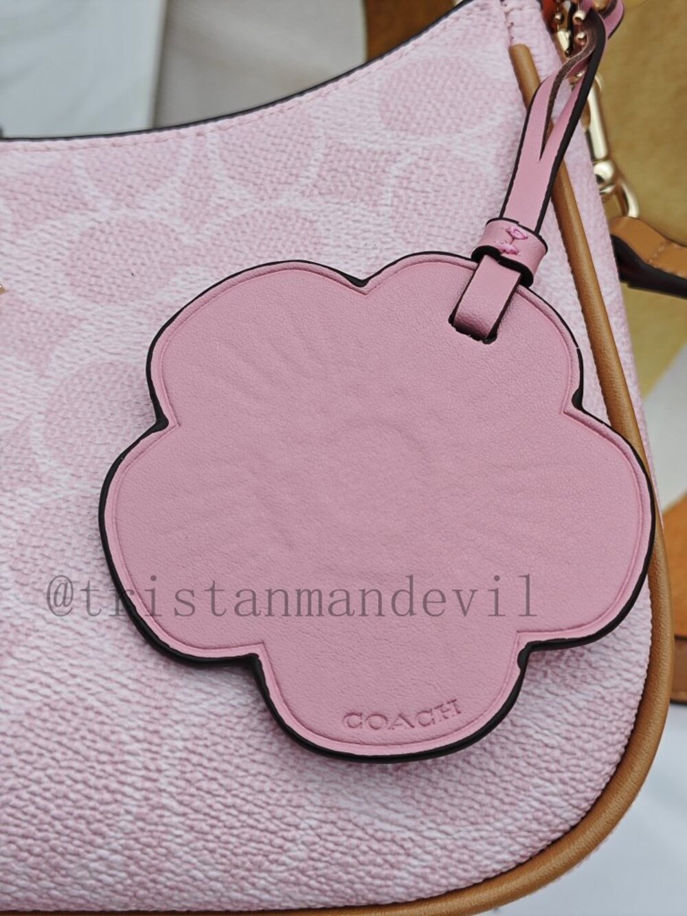 Coach Teri Shoulder Bag In Signature Canvas With Charms - Picture 7 of 11